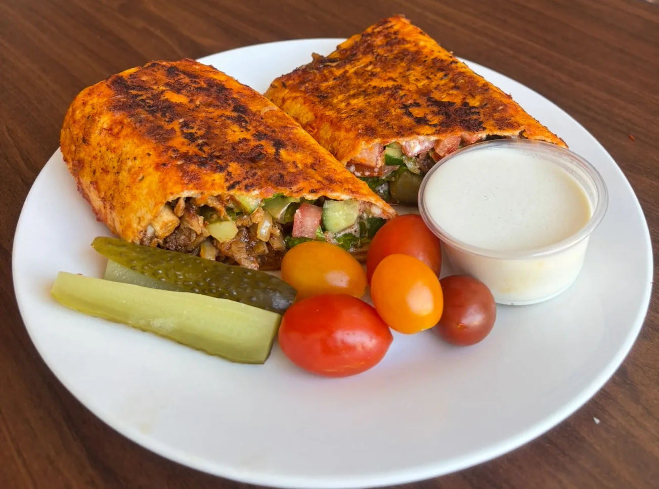 Kolaj Mediterranean Wrap - Featured Mediterranean dish